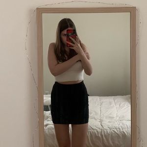 Free People Black Modern Femme Skirt